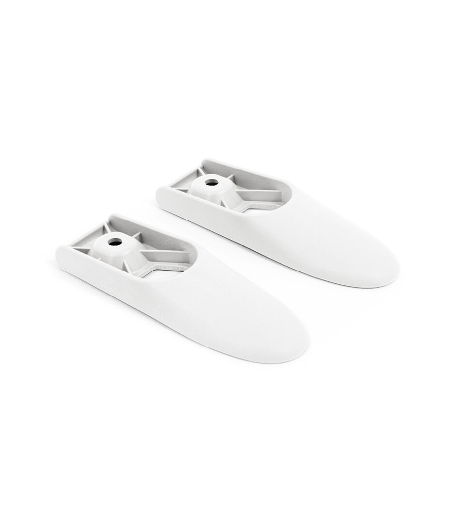 Stokke® Nomi® Chair. Leg extension, White. Spare part.